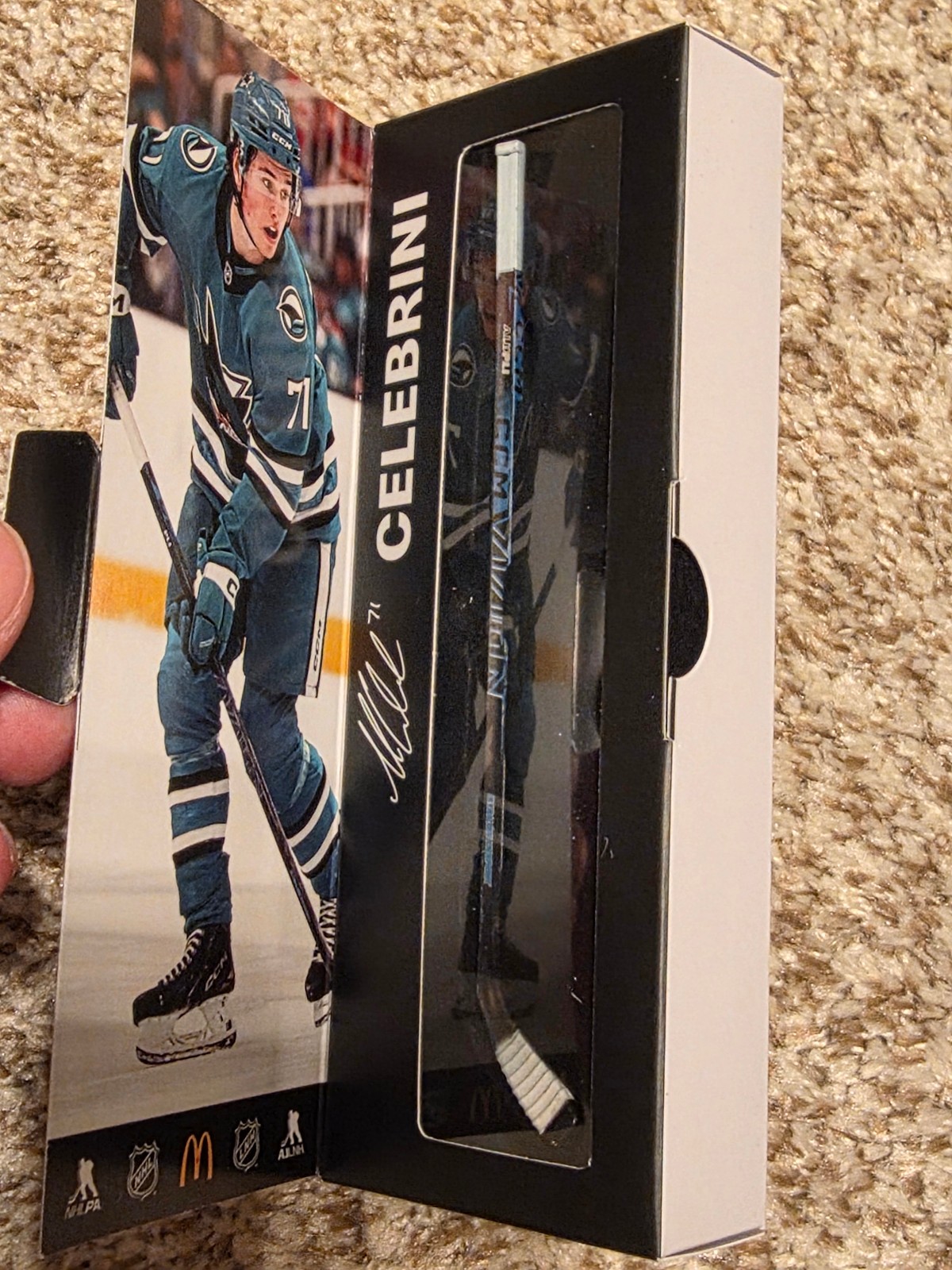 NHL McDonalds Star Sticks Canada 2026 Mckar Hughes Celebrini Mcdavid