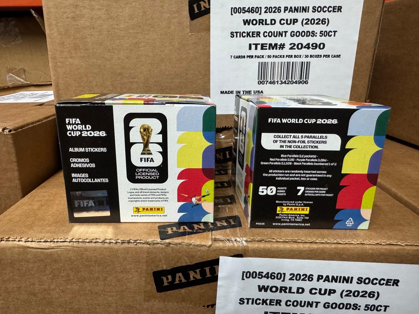 Panini FIFA World Cup 2026 Sticker Box 2 x Boxes Officia – SAME DAY SHIPPING!!!
