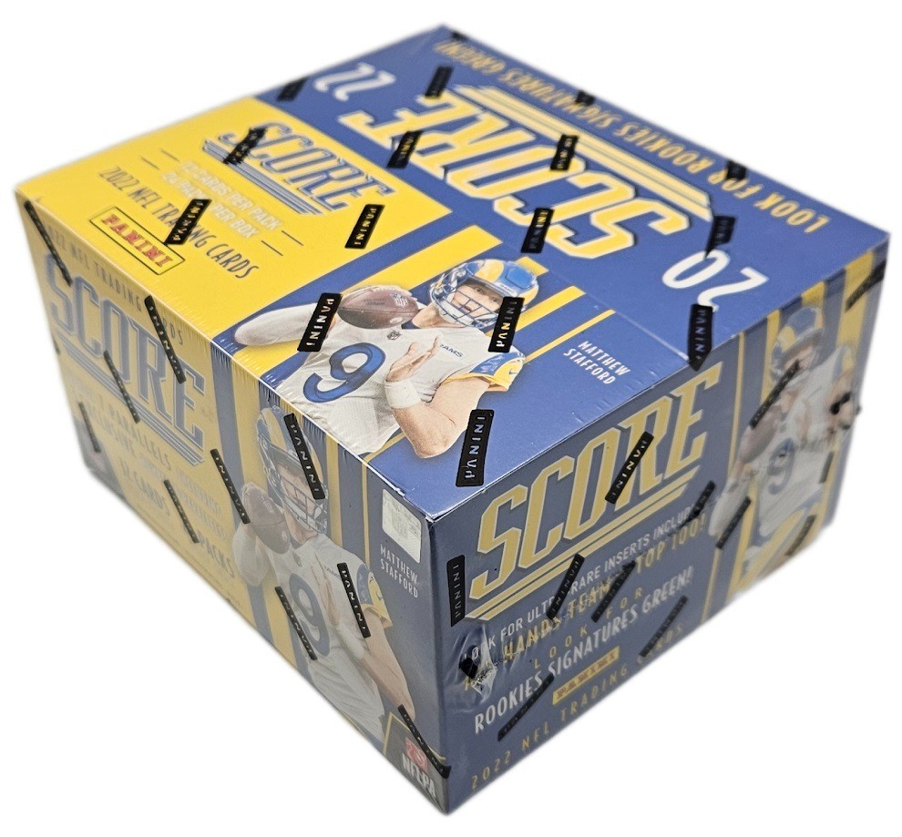 2022 Panini Score Football Factory Sealed 24 Pack Retail Display Box 288 Cards