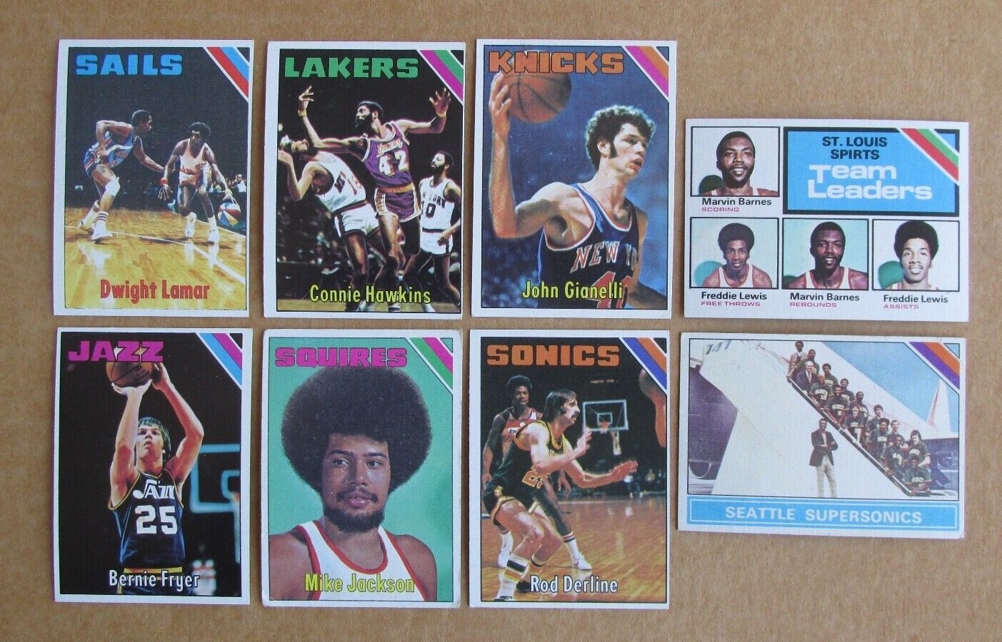 1975-76 TOPPS BASKETBALL CARD SINGLES #1-275 COMPLETE YOUR SET PICK UPDATED 7/11