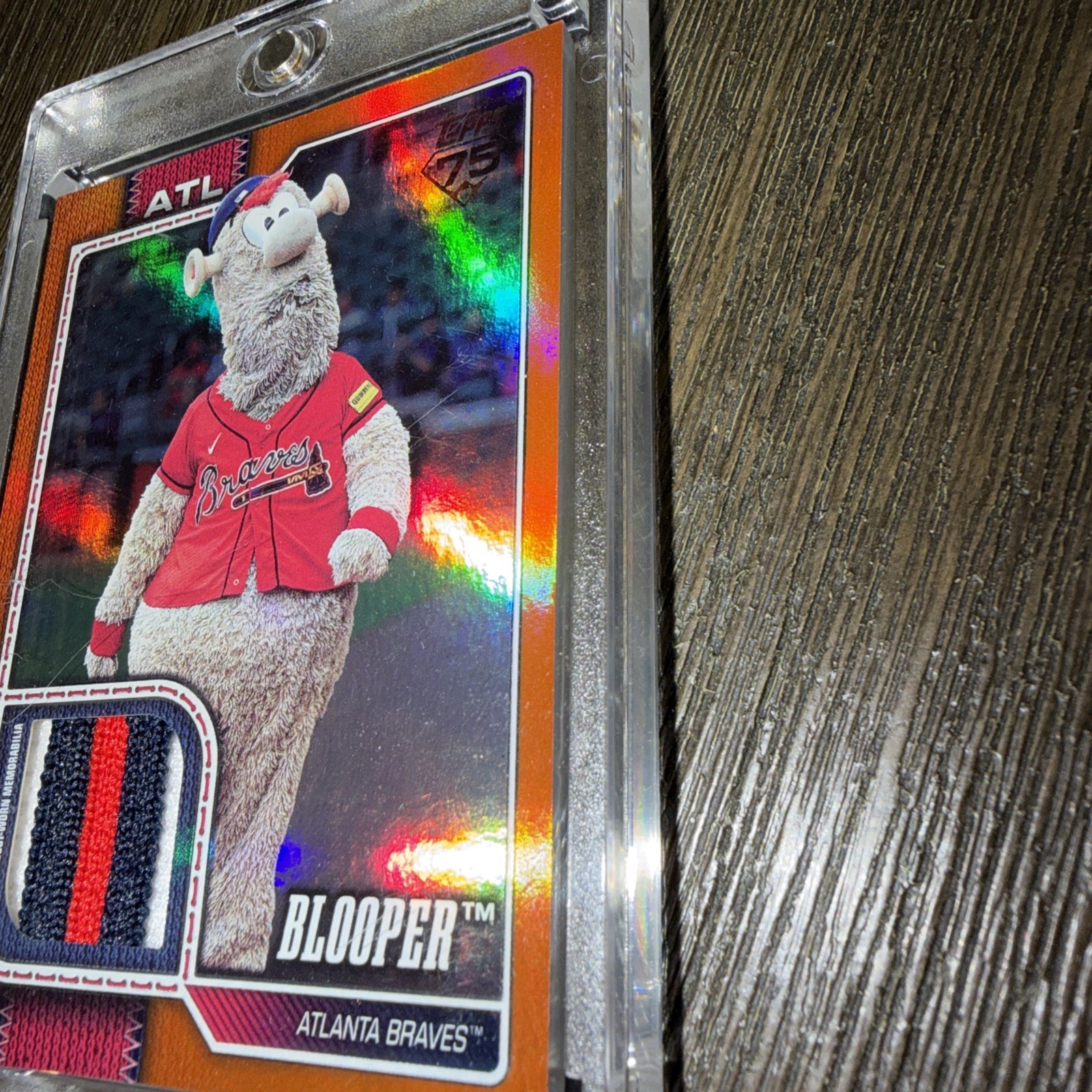 Topps 2026 Series One Blooper Atlanta Braves Mascots Baseball Card Patch /25
