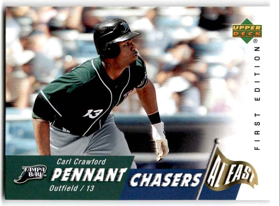 2007 Upper Deck First Edition Carl Crawford Baseball Cards #PC-CC