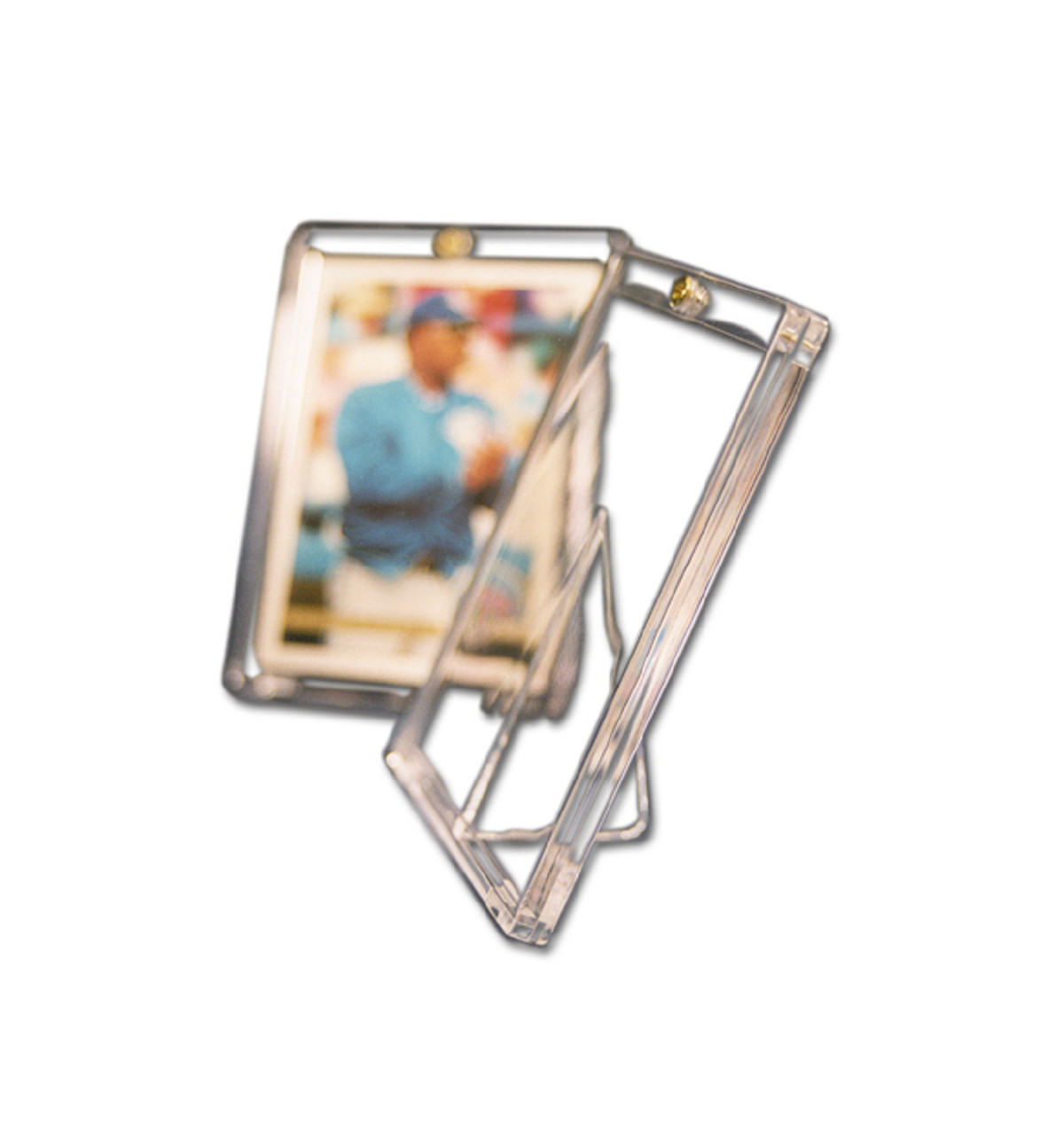 Pro-Mold Stand-Up Screwdown Card Holder – UV Trading Card Display Built In Stand