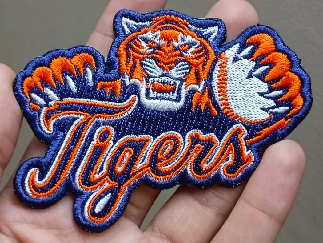 Detroit Tigers MLB Baseball Team Logo Iron On Patch-Sew Patch-Embroidered Patch