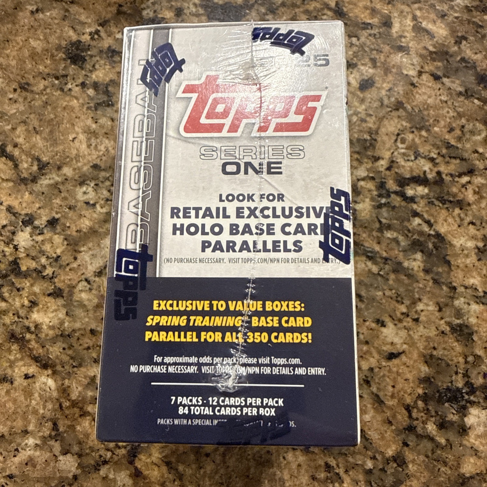 2025 Topps Series One 1 Retail Blaster Box SEALED 7 Packs 12 Cards Per Pack
