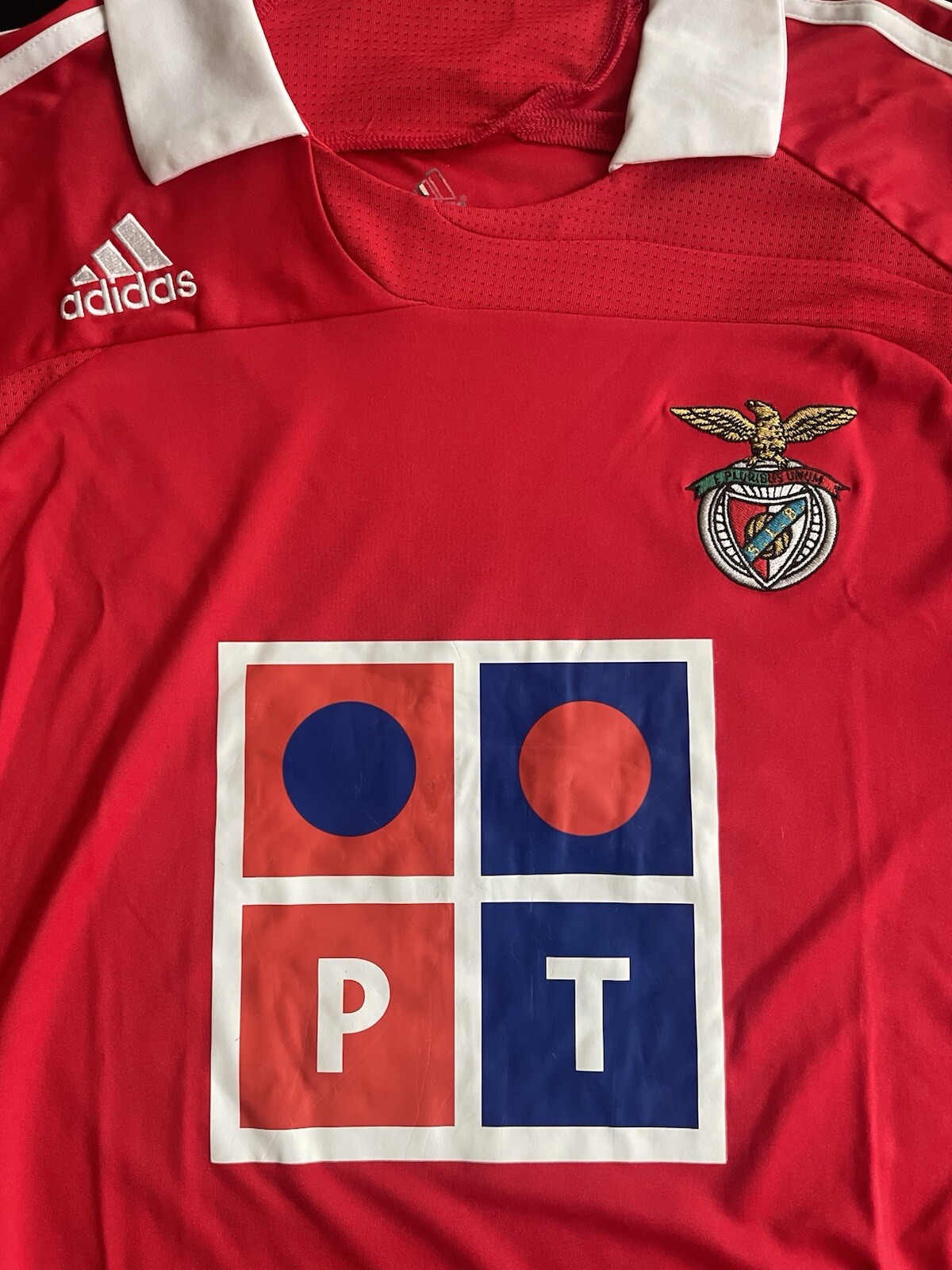 SL Benfica 2007/08 Adidas Jersey Size Medium NWOT Rui Costa