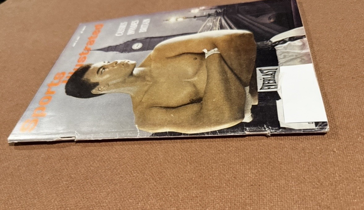 Sports Illustrated June 10, 1963 Cassius Clay Muhammad Ali First Cover Label