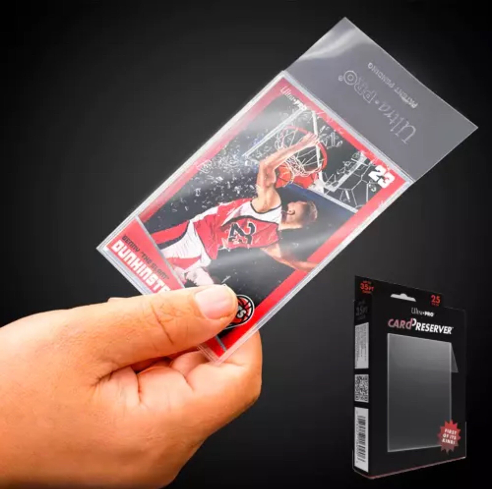 Ultra-Pro Card Preservers Resealable Hybrid Card Holder Semi Rigid 50 Count Pack