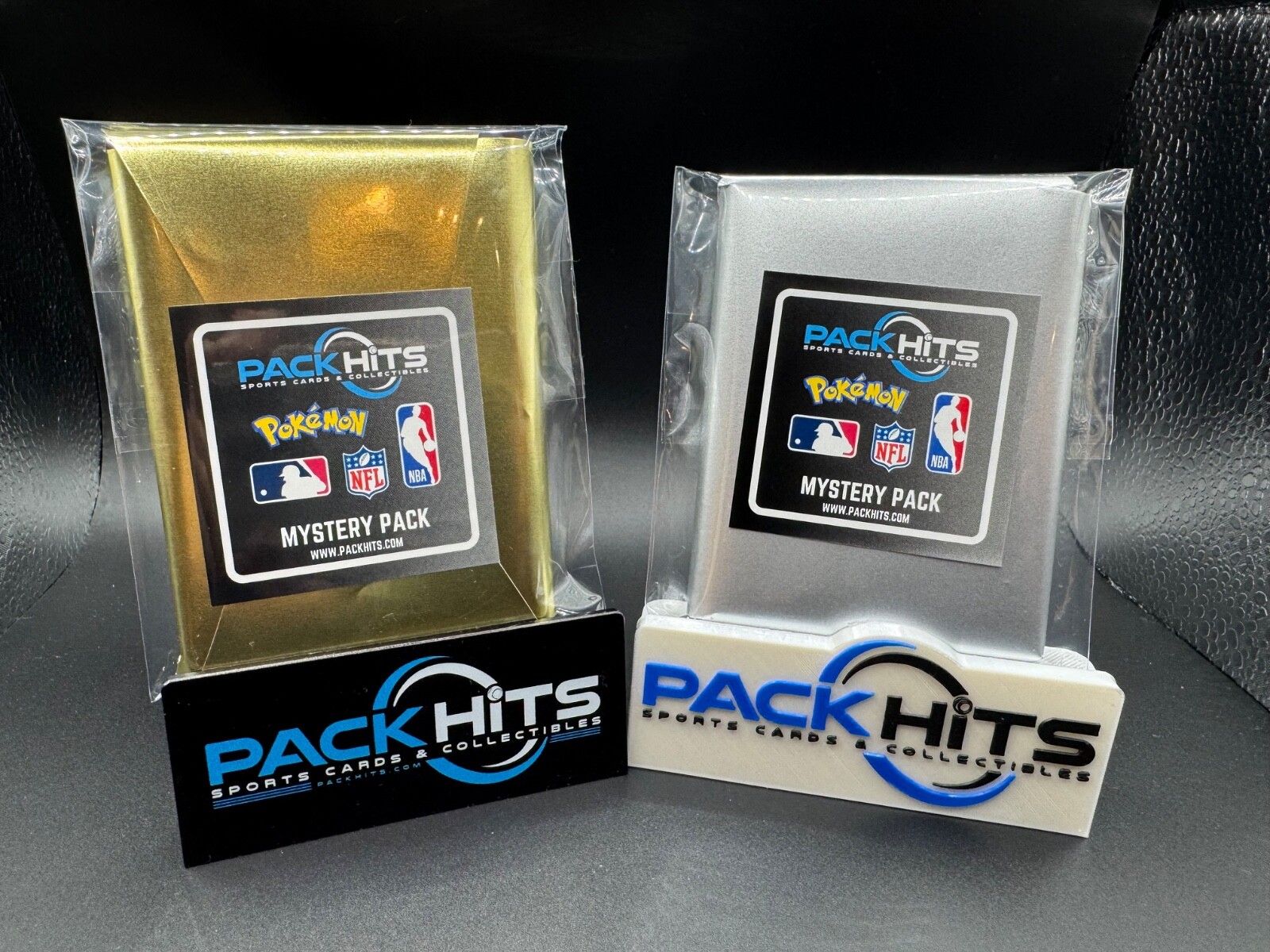 PACKHITS MYSTERY PACKS – EACH PACK HAS A MIX OF NFL NBA WNBA MLB POKEMON CARDS!!