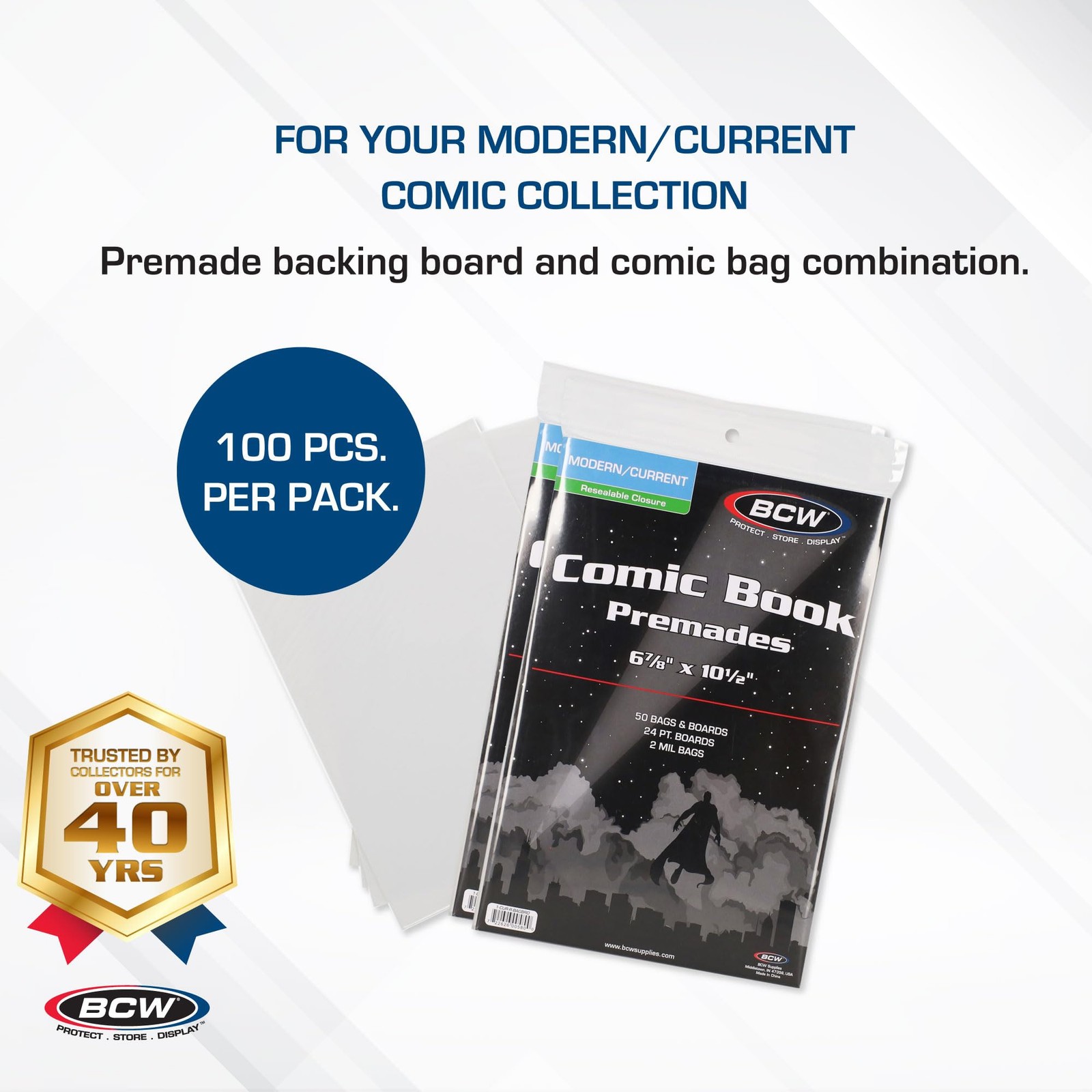 Current Resealable Comic Bags & Boards | Preloaded Sleeves & Backer Boards fo…