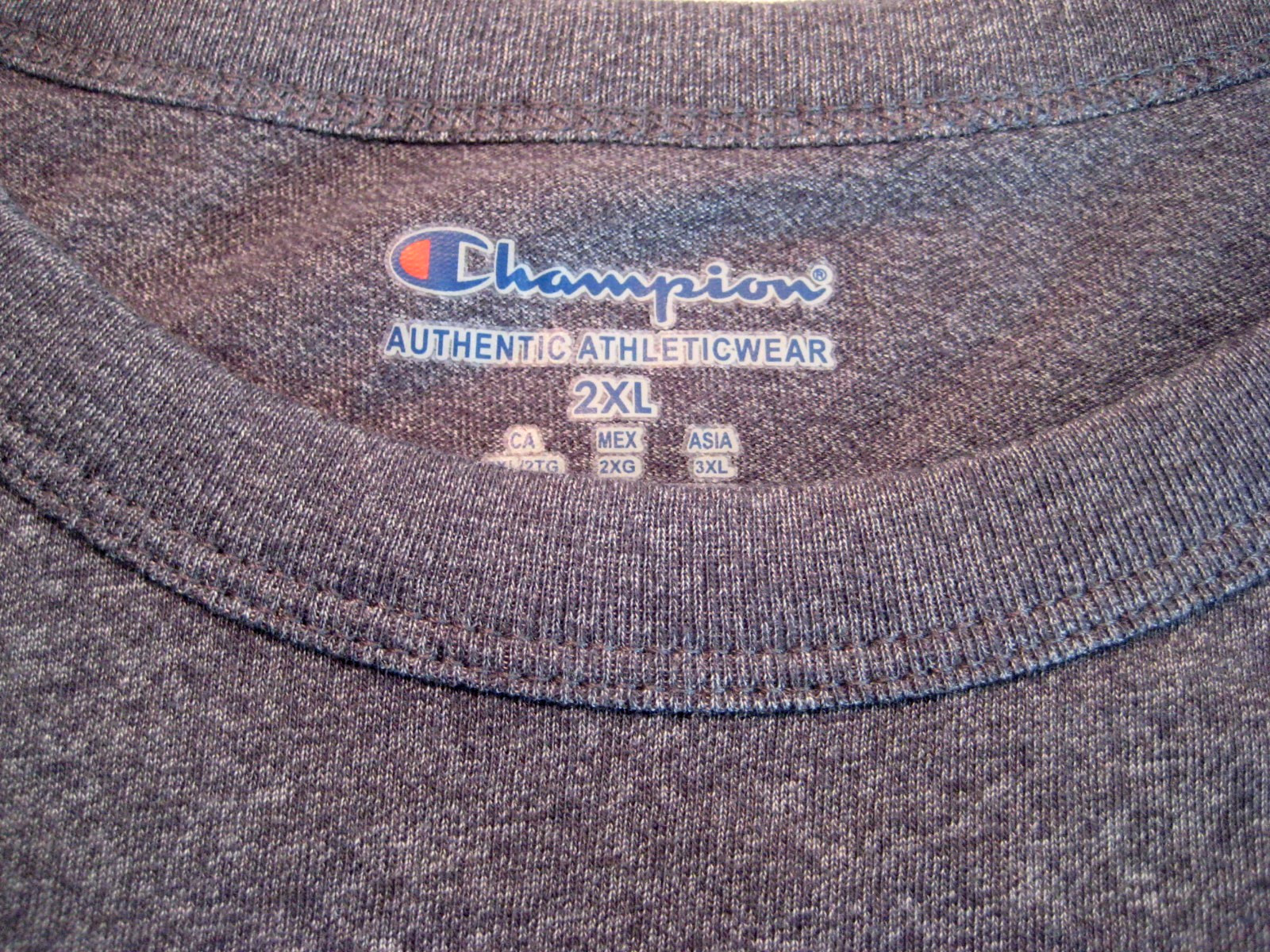 NWT- Embroidered Clemson Tigers Gray Size XXL Champion 60/40 Blend MSRP- $24.99!