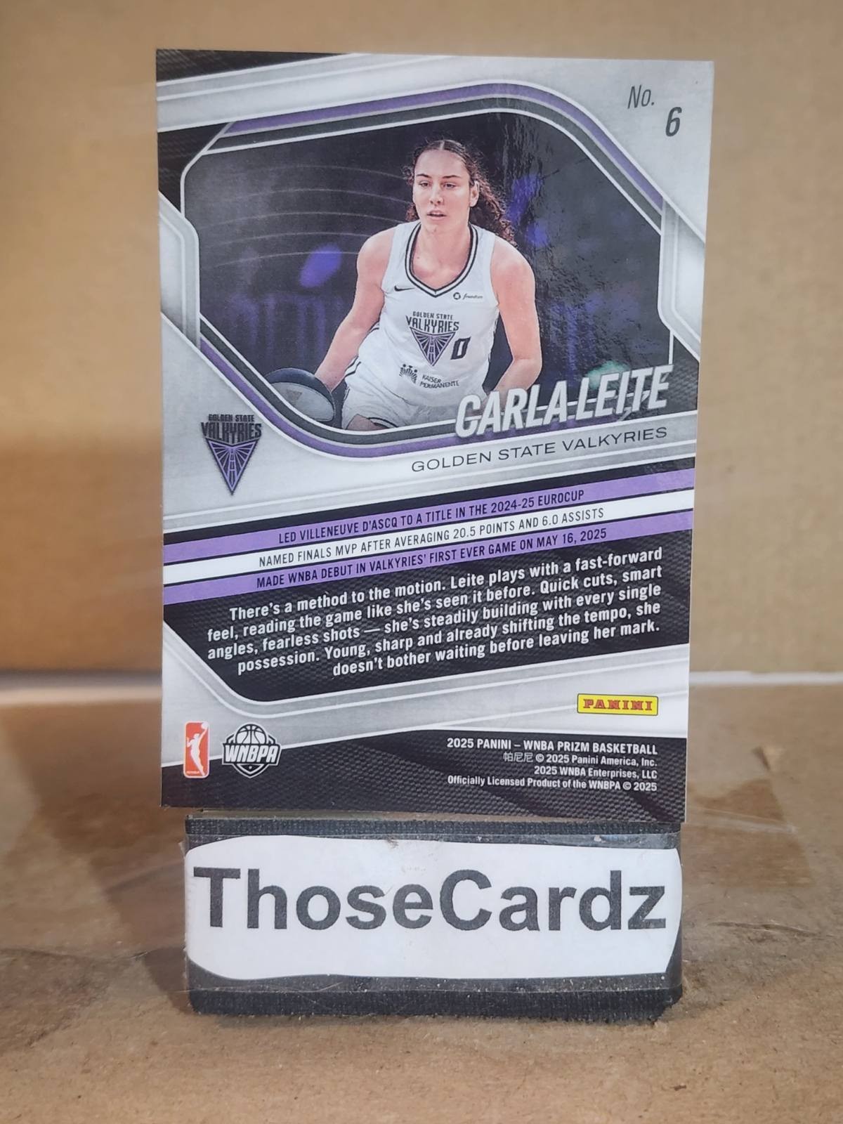 2025 Prizm WNBA #6 Carla Leite