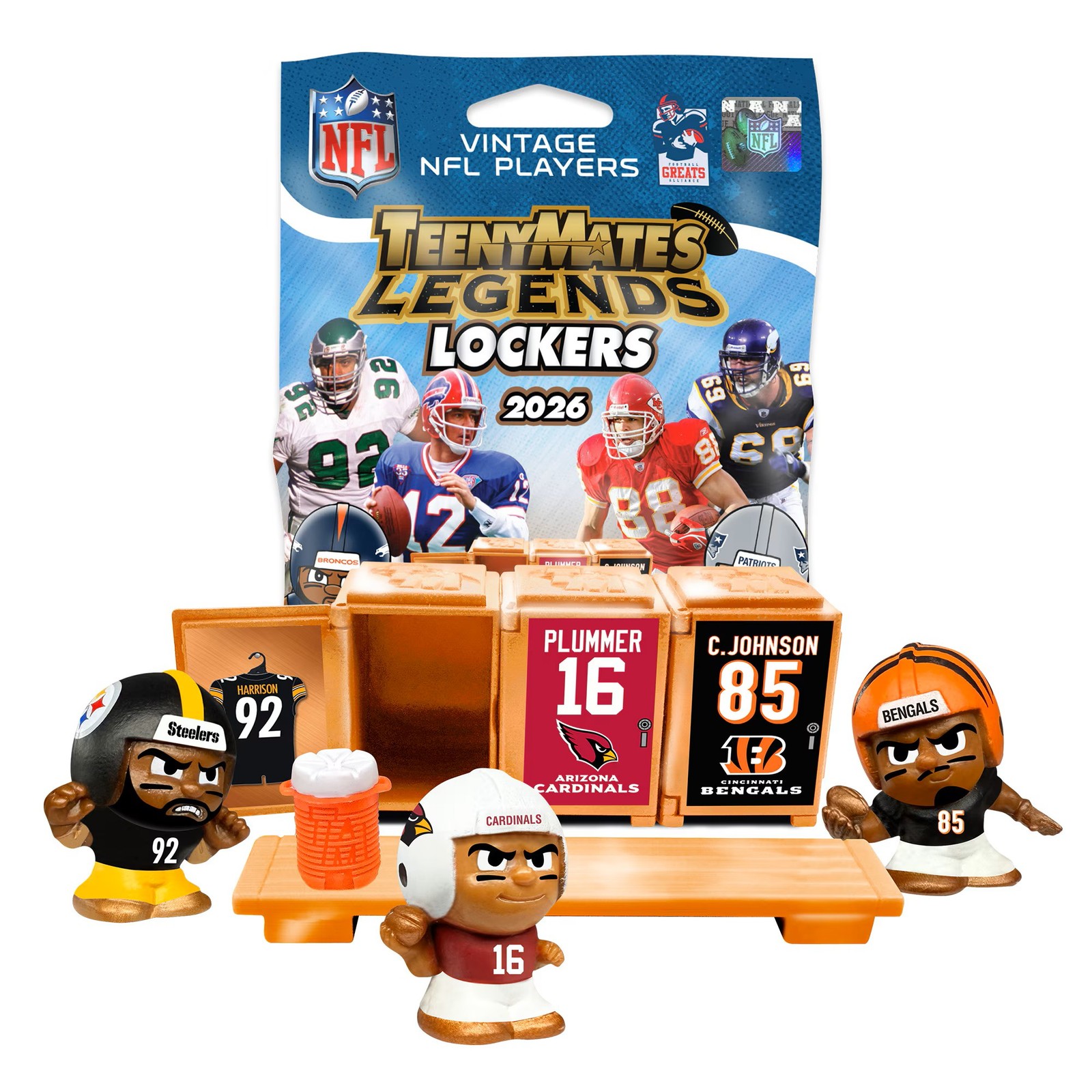 Teenymates NFL Legends Vintage Lockers 2026 Pack