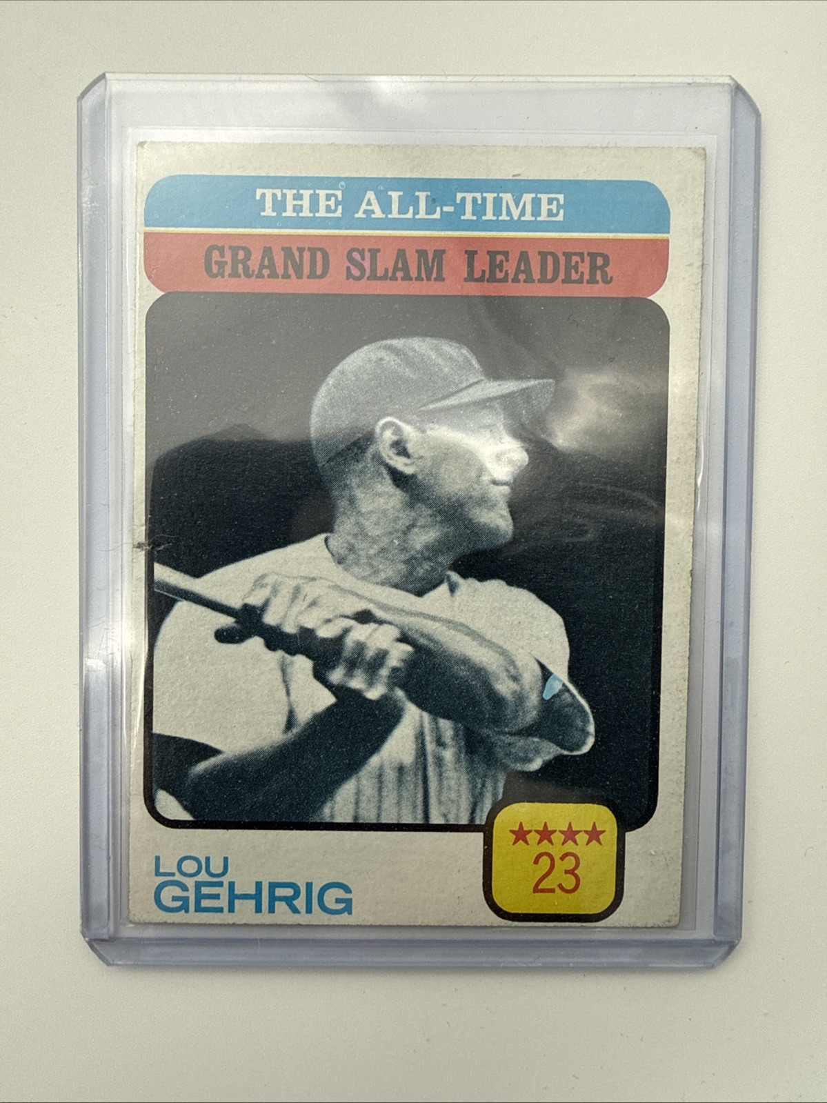 1973 Topps – All-Time Leaders #472 Lou Gehrig