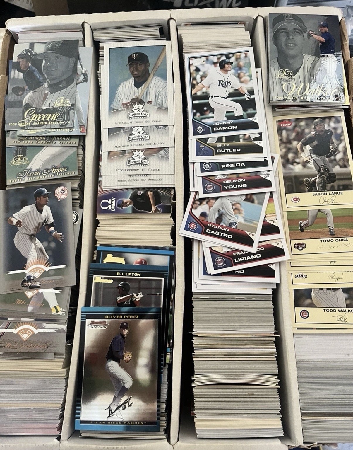 Medium Flat Rate Box of Baseball cards – 1995 to Modern *No JUNK Wax* All Brands