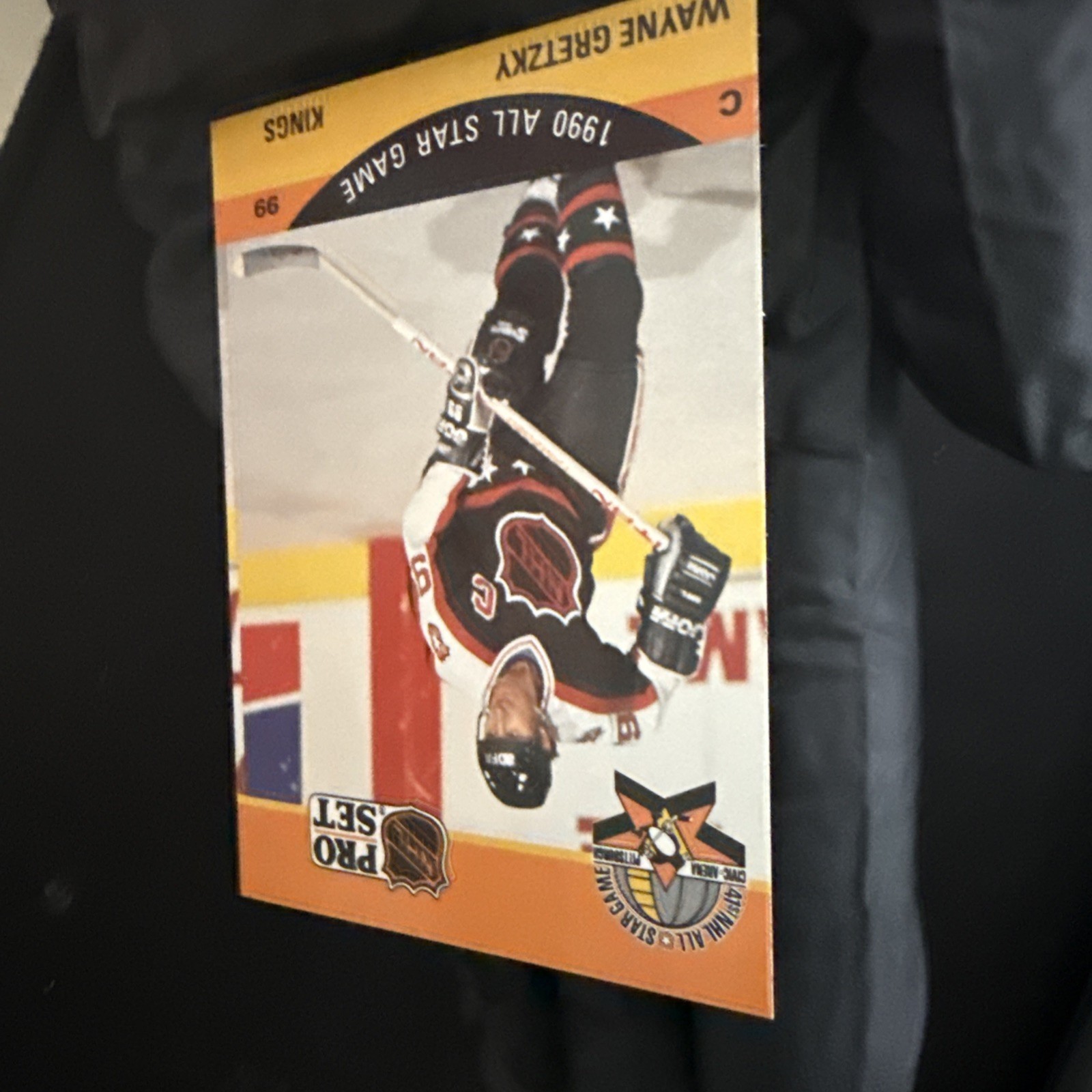 1990-91 Pro Set – Wayne Gretzky #340 – RARE!Printing Error Card (serious buyer)