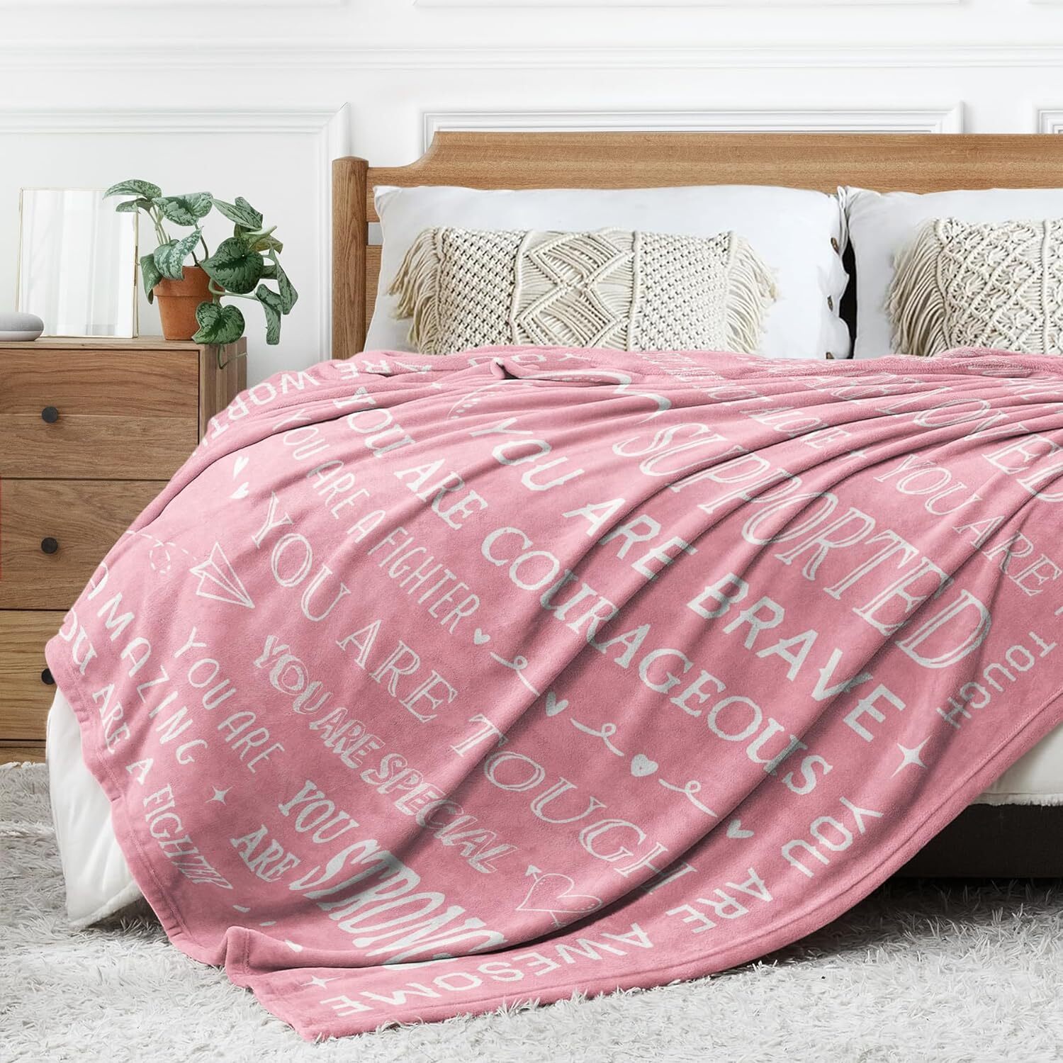 SteadStyle Get Well Soon Gifts for Women – Inspirational Medium, Pink