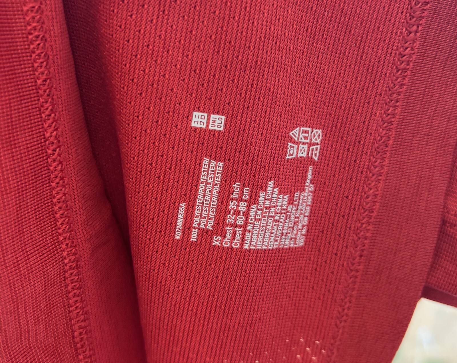 ITF Uniqlo Japan World Team Cup tennis shirt Size XS