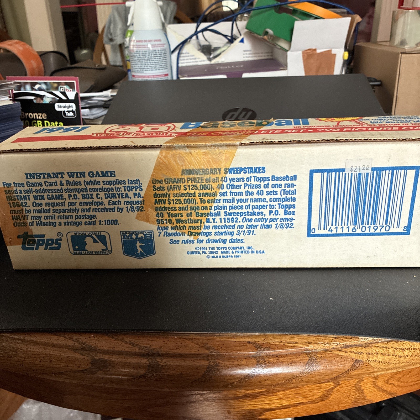 1991 Topps 40th Anniversary Baseball Factory Sealed Complete Set 792 Cards MINT