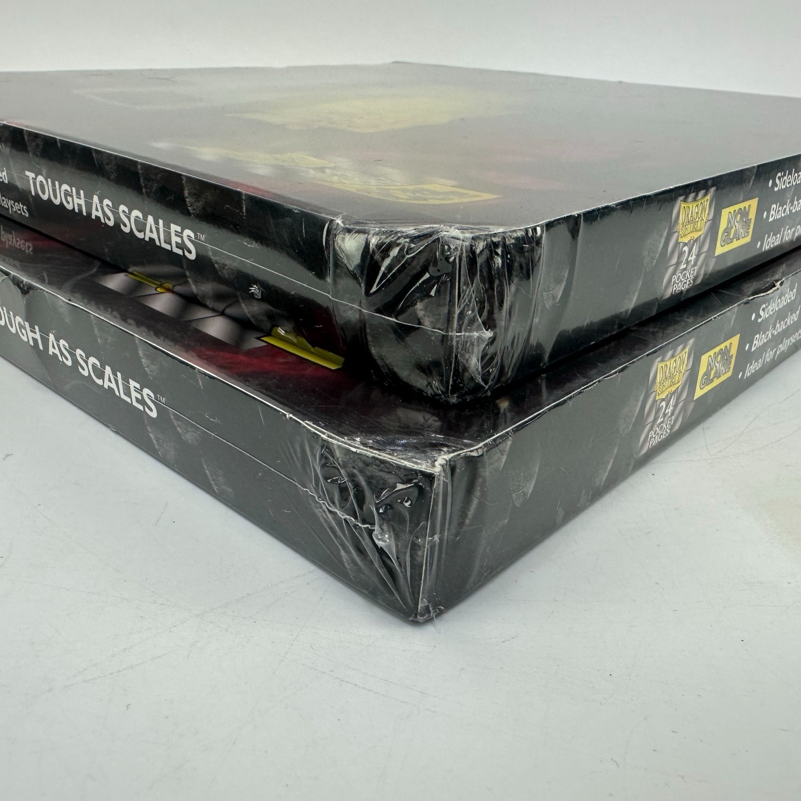 New Sealed Lot of 2 Dragon Shield Side Loader 24 Pocket Card Binder Pages