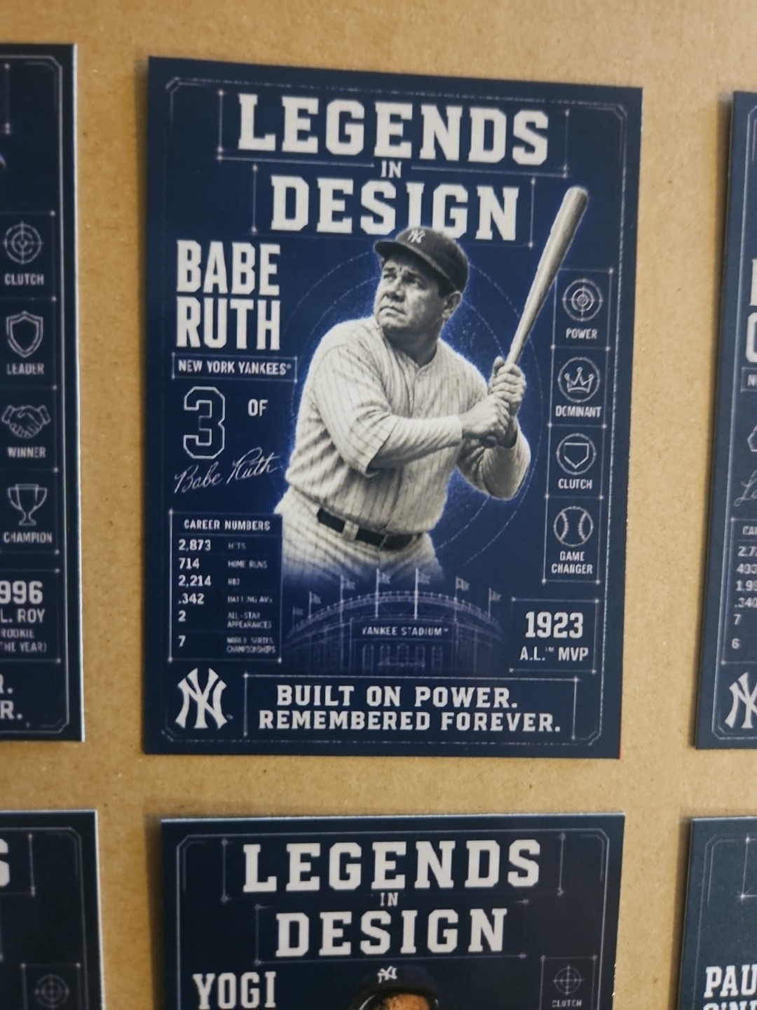 Legends In Design Custom Cards – Yankee Blueprint – 12 Cards