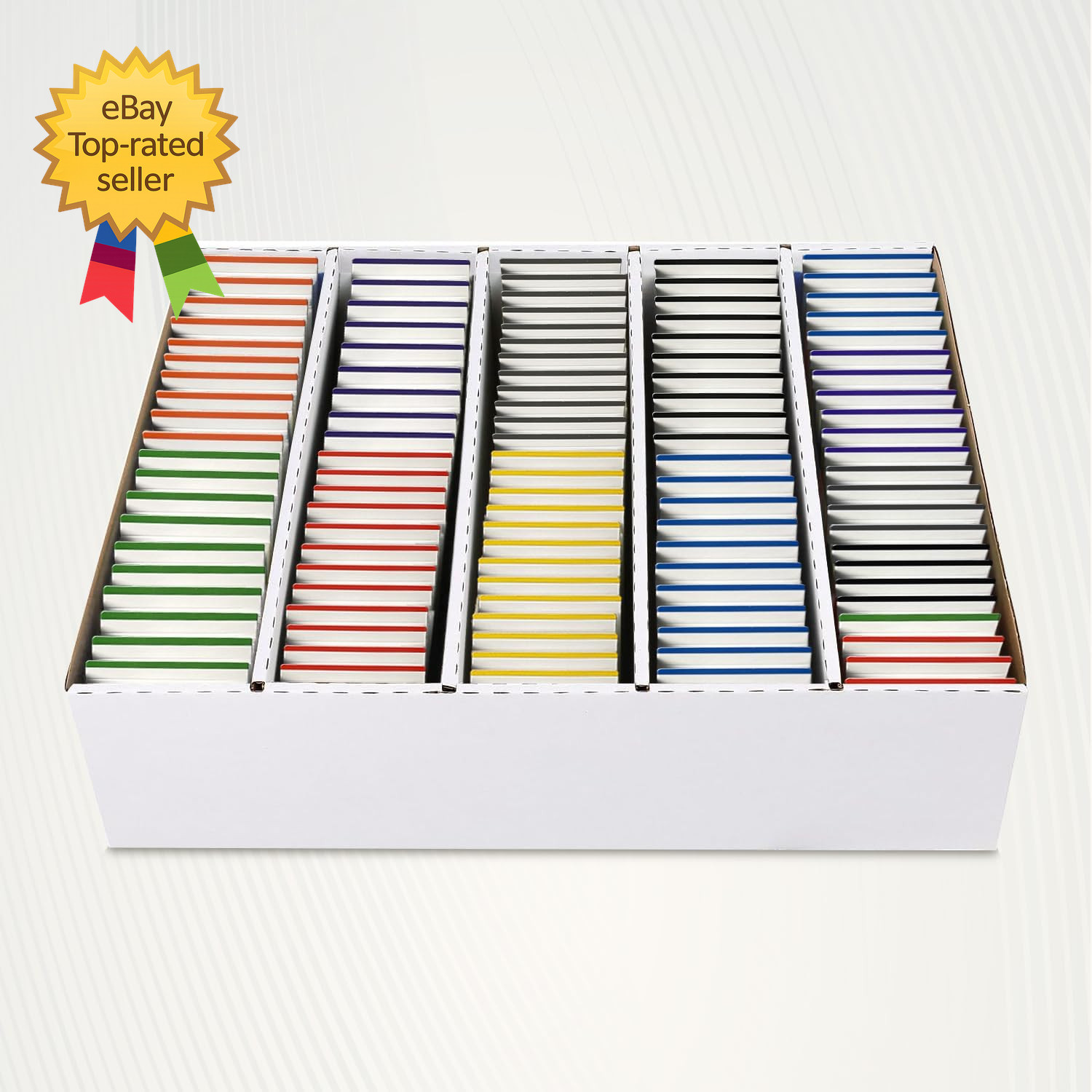 Trading Card Dividers 80 Pack Storage Box Separators for MTG TCG Sports Cards