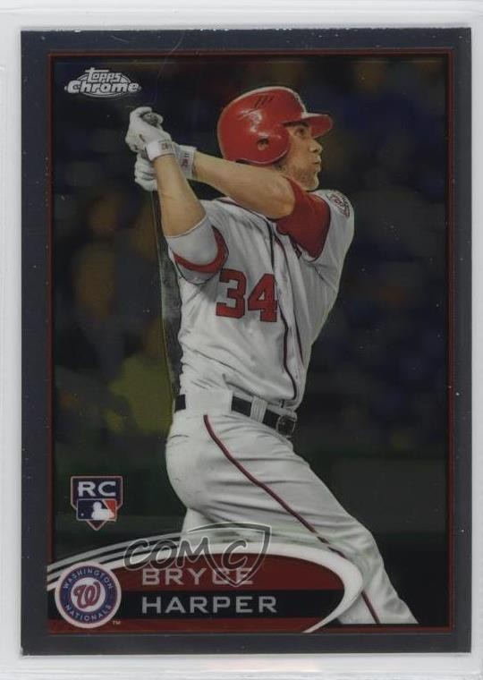 2012 Topps Chrome Bryce Harper (Batting) #196 Rookie RC 0ty6