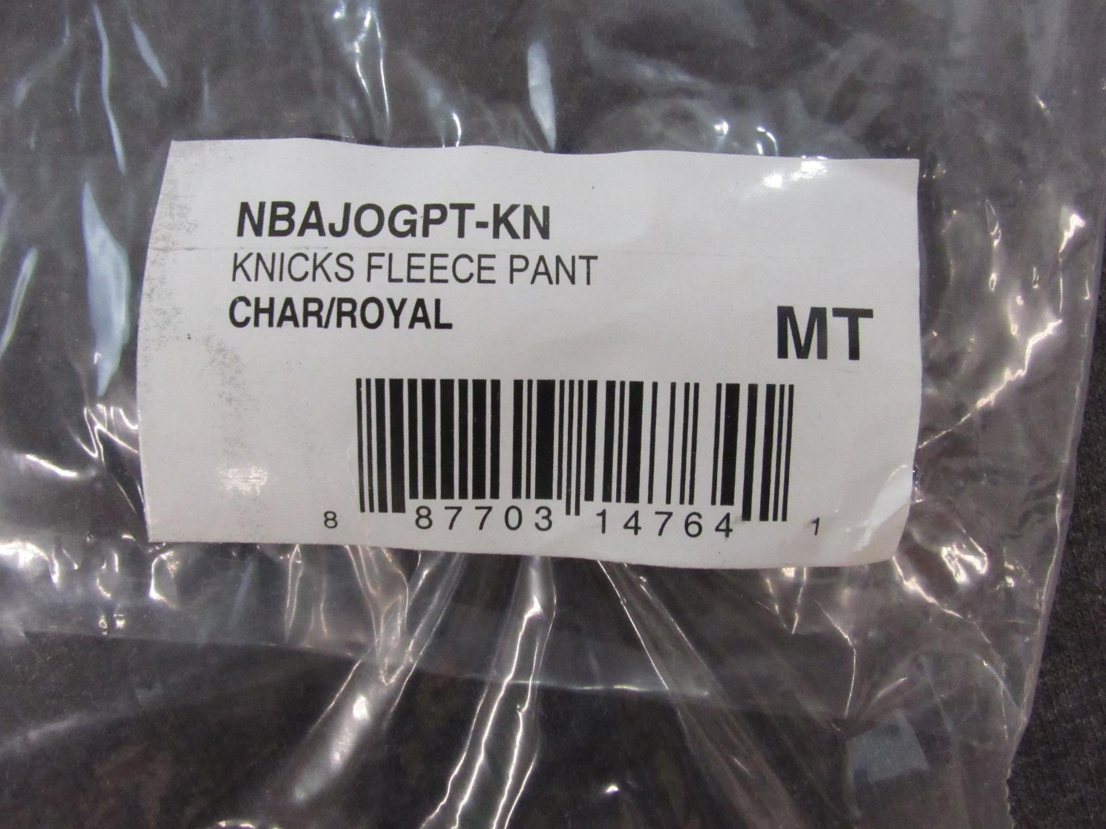 New York Knicks Mens Sizes M-L-XL-2XL-3XL-Tall Blue Majestic Sweatpants