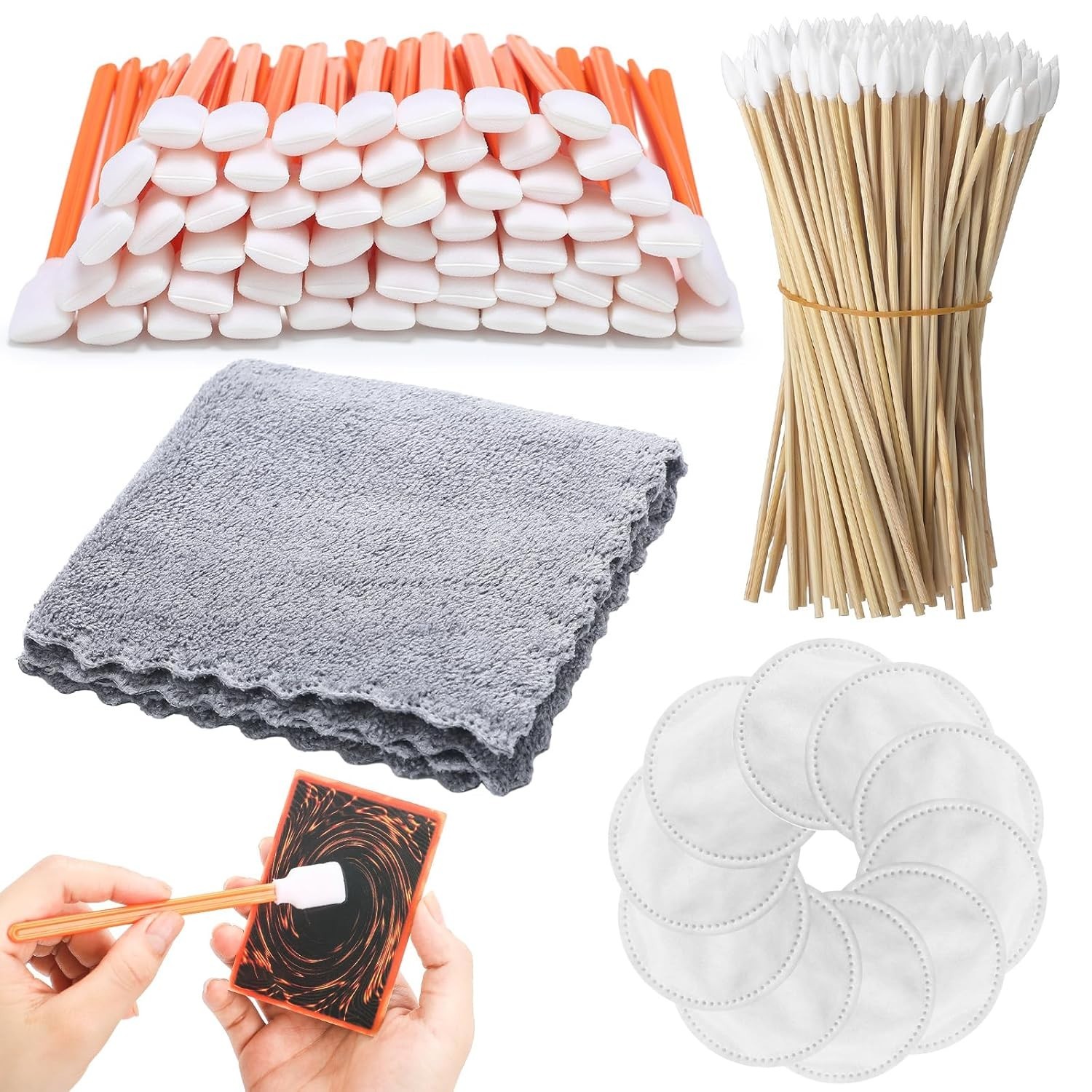 603 Pcs Trading Card Care Cleaning Kit Grading Sports Card Cleaning Tool