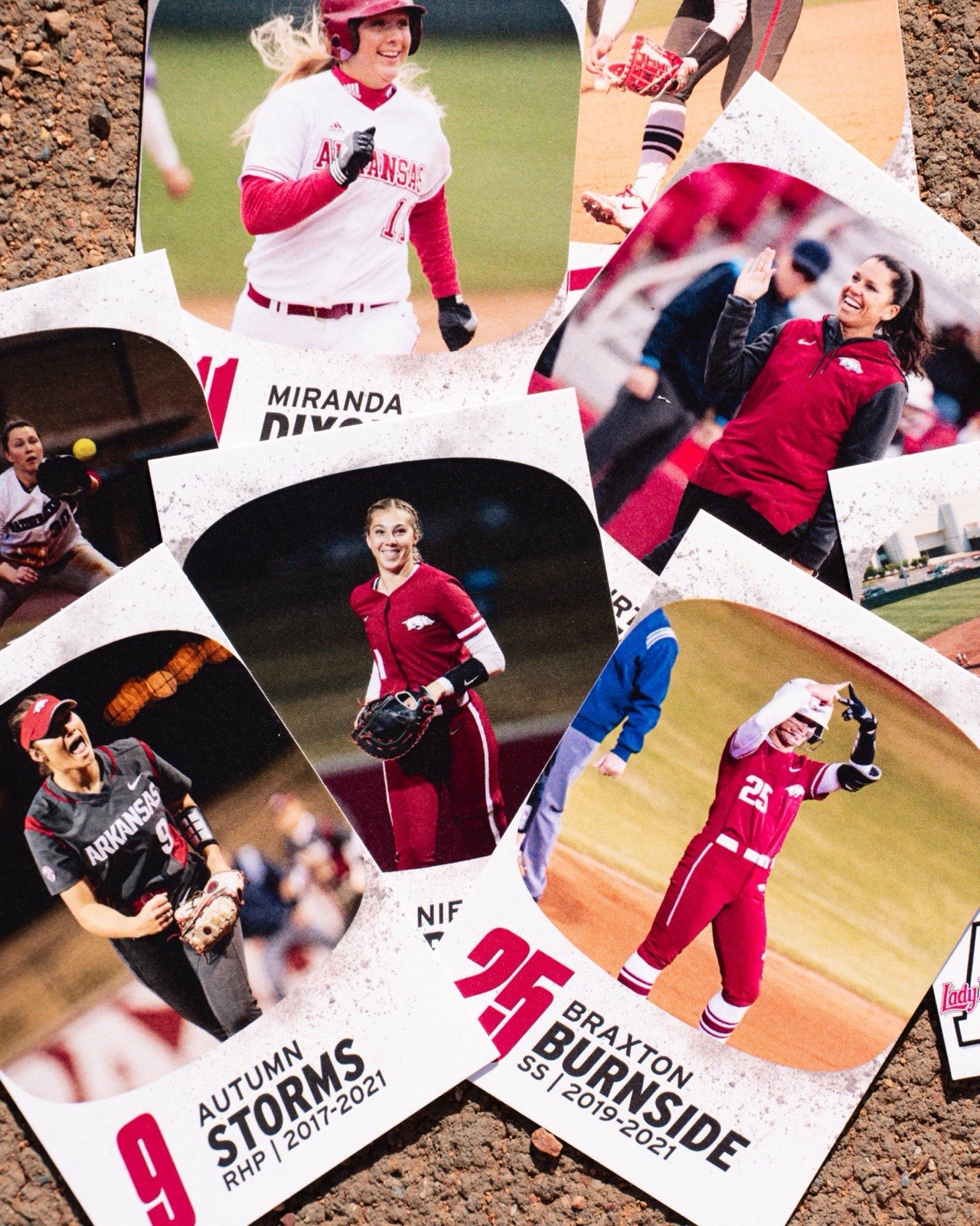 Arkansas Razorbacks 2026 Historic 30 Seasons SGA Promo Softball Cards – You Pick