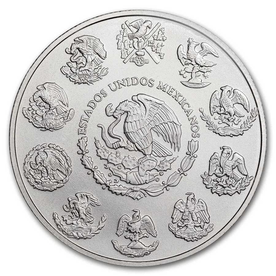 Lot of 5 2026 Mexico 1 oz .999 SiIver Libertad Brilliant Uncirculated