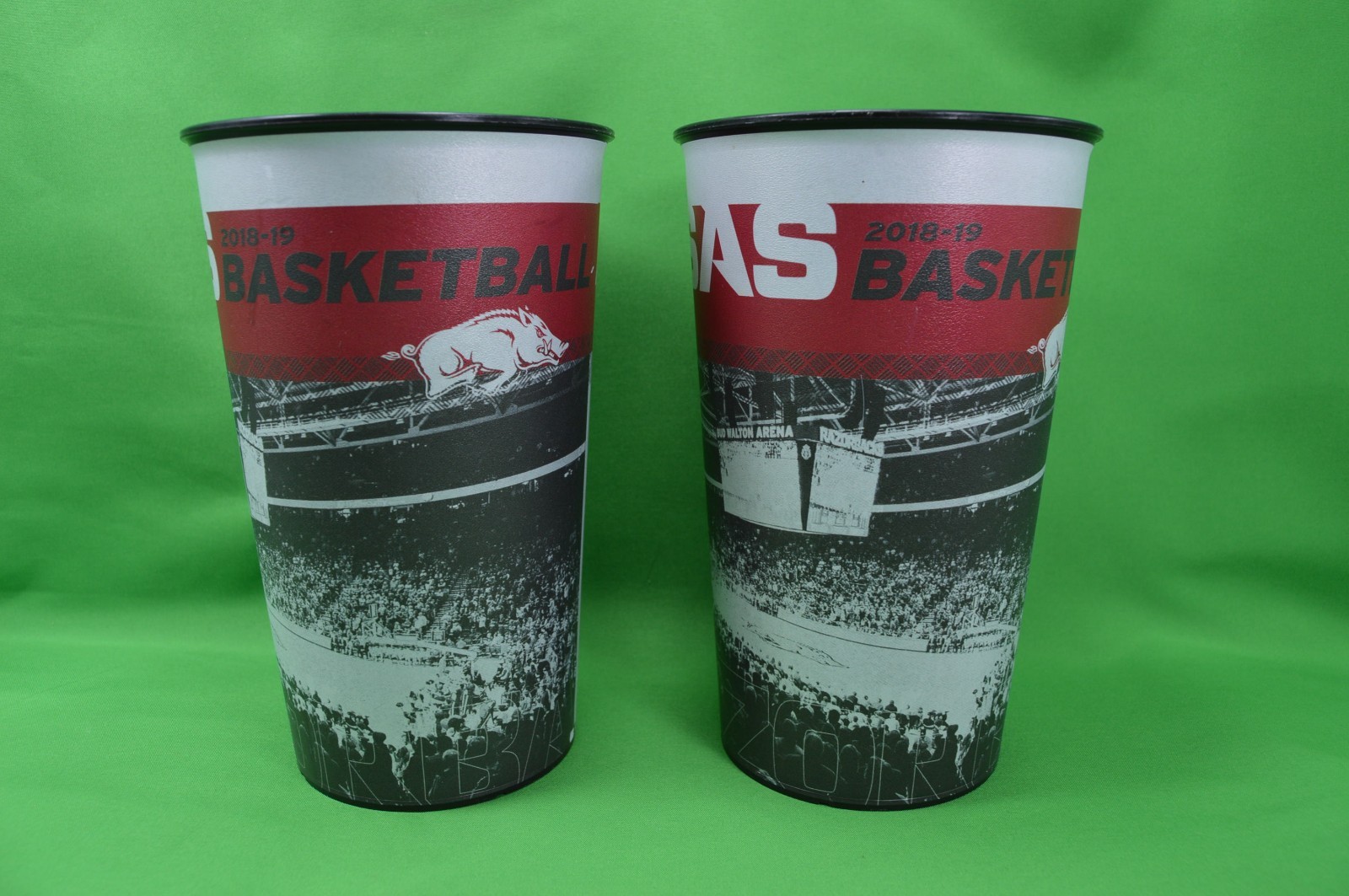 2 Arkansas Razorbacks Basketball Tumbler Cups,2018-2019,Dynamic Drinkware
