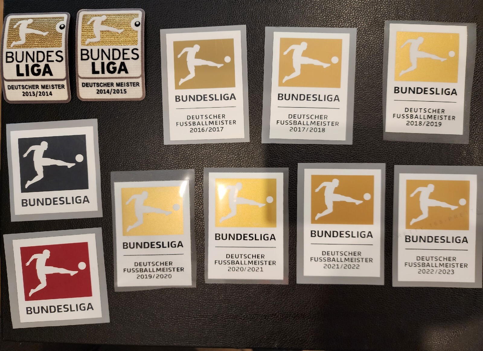 BUNDESLIGA CHAMPIONS PATCH BADGE ANY PLAYER DIFFERENT YEARS