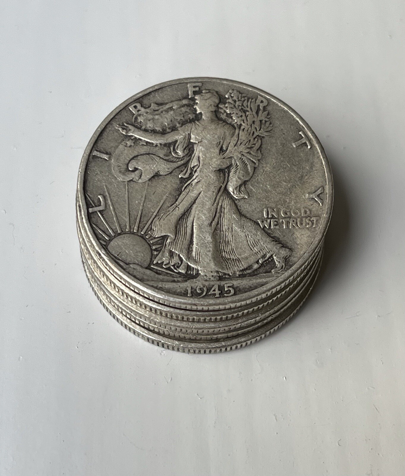 [Lot of 5] Walking +Lberty Half D0Ilar – 90% Siver – Chose How Many Lots of 5!
