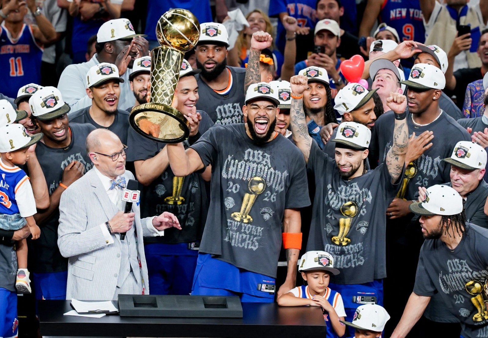 New York Knicks Nike NBA Finals Authentic Locker Room Limited On Court T-Shirt