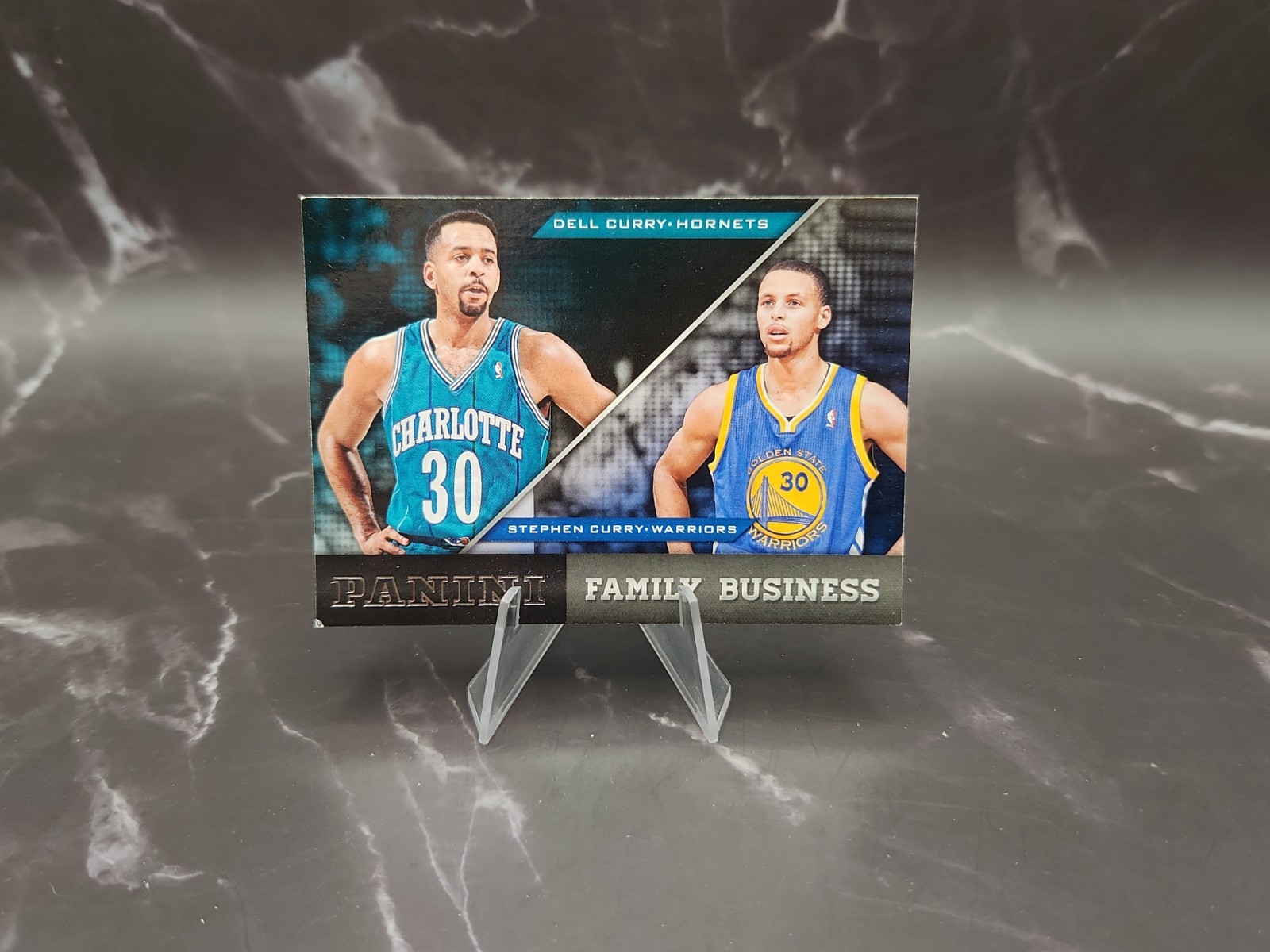 Dell Curry / Stephen Curry 2013-14 Panini #2 Family Business Warriors