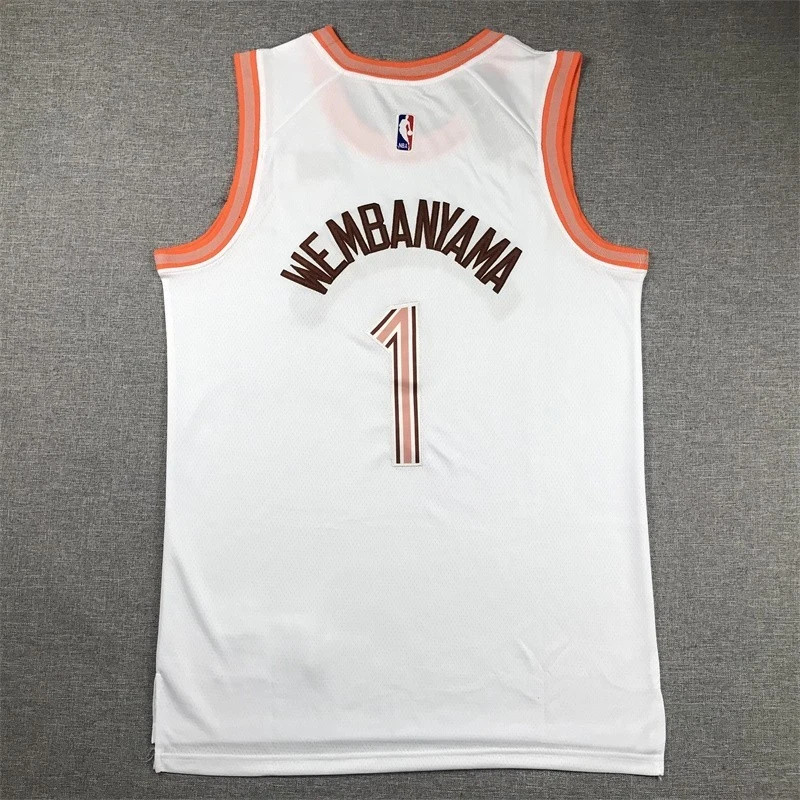 Free Tax New 2026 #1 Wembanyama Men’s Stitched Jersey 9 Colors