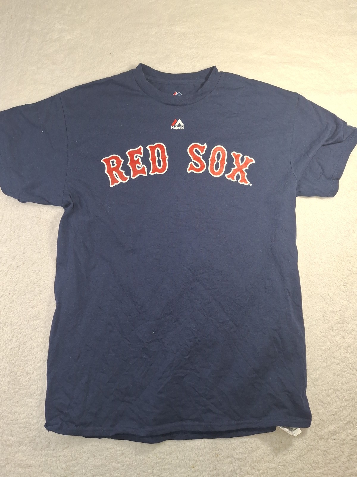 Majestic Carlton Fisk 27 Boston Red Sox T-Shirt Men’s Medium MLB Fan Apparel