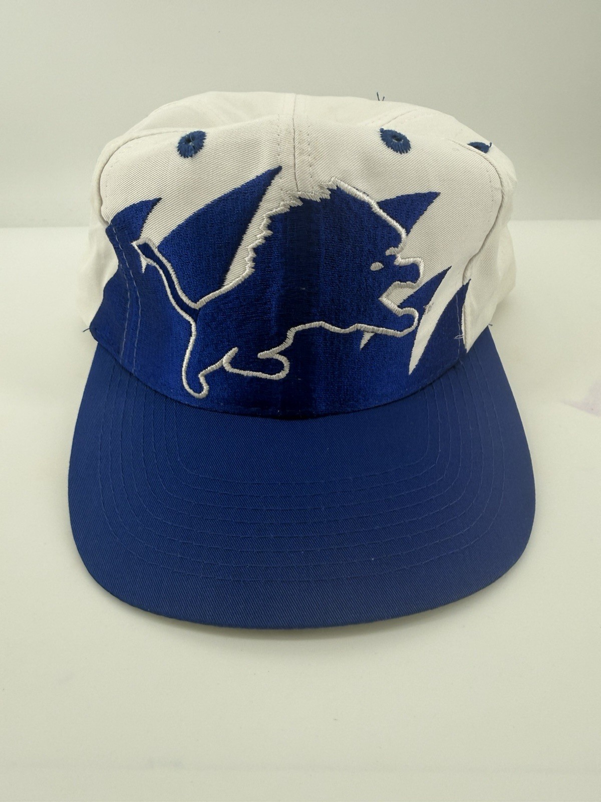 Vintage 90s Logo 7 Detroit Lions Sharktooth Hat Cap Snapback