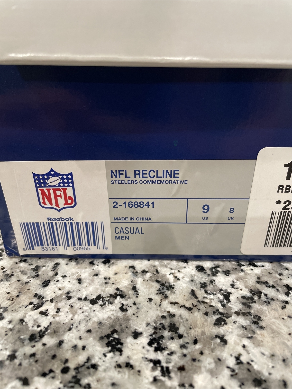 Reebok NFL Pittsburgh Steelers 5 Time Super Bowl Champions Shoes 9 Box New