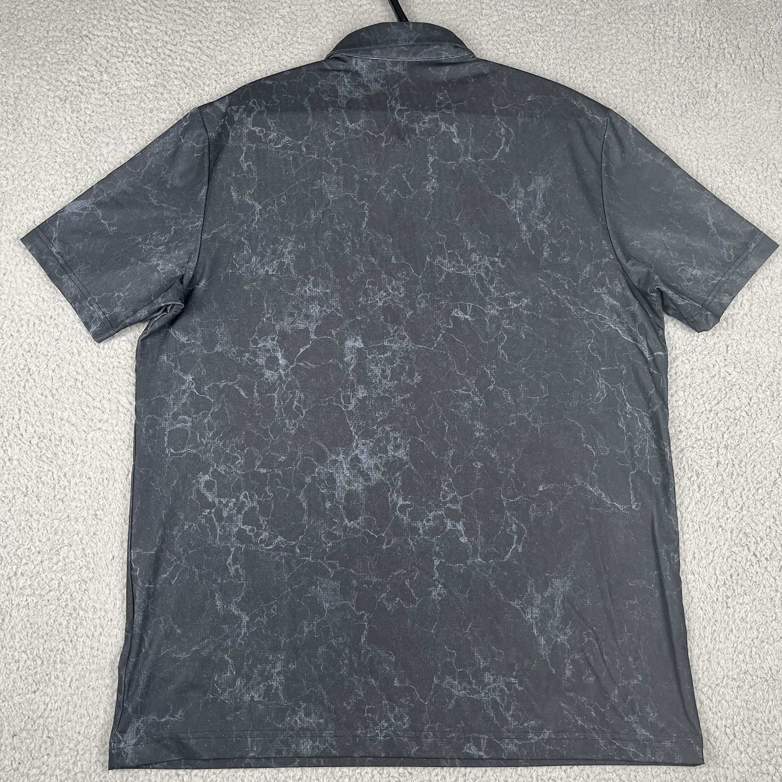 Ohio Bobcats Shirt Mens Large Gray Embroidered Short Sleeve Lightweight Stretch