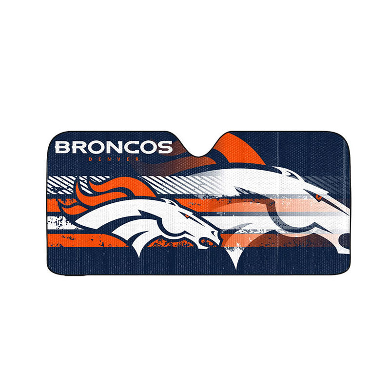 New NFL Denver Broncos Car Truck Windshield Folding SunShade Large Size