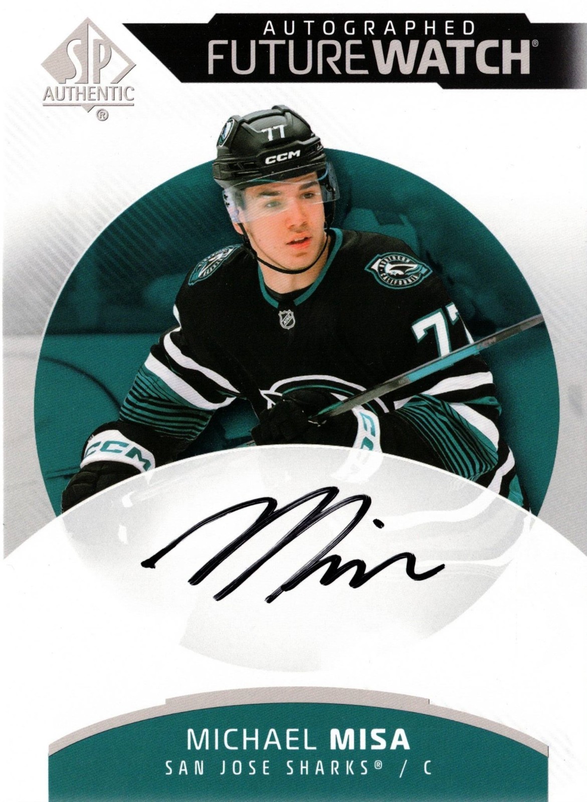 2025‑26 SP Authentic Future Watch 5×7 Auto RC Pair – Zayne Parekh + Michael Misa