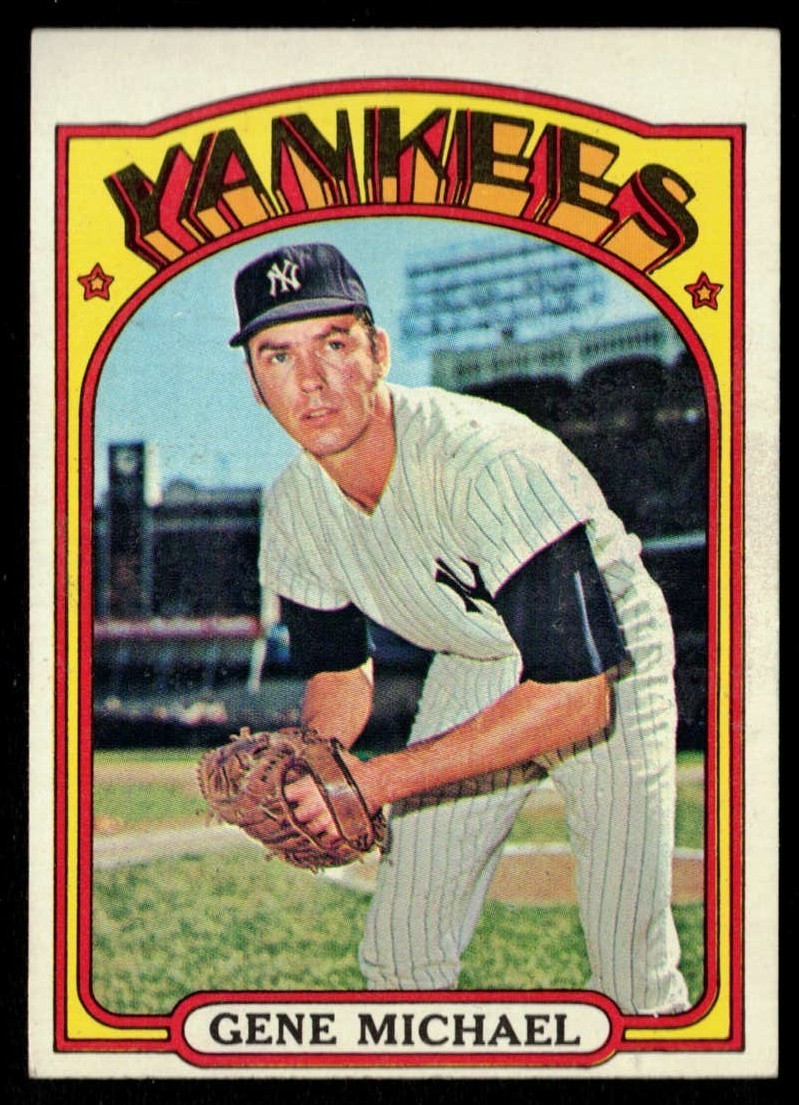 1972 Topps Baseball Gene Michael Card #713 – New York Yankees – High Number