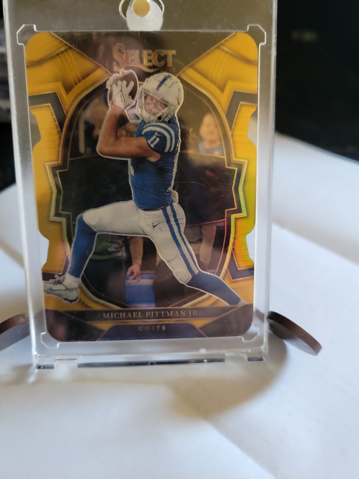 2022 Panini Select – Concourse Michael Pittman Jr. #46 Copper Prizm Die-Cut /10