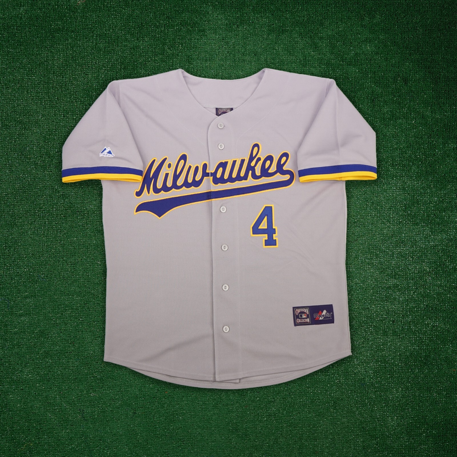 Paul Molitor 1989 Milwaukee Brewers Men’s Grey Road Cooperstown Jersey