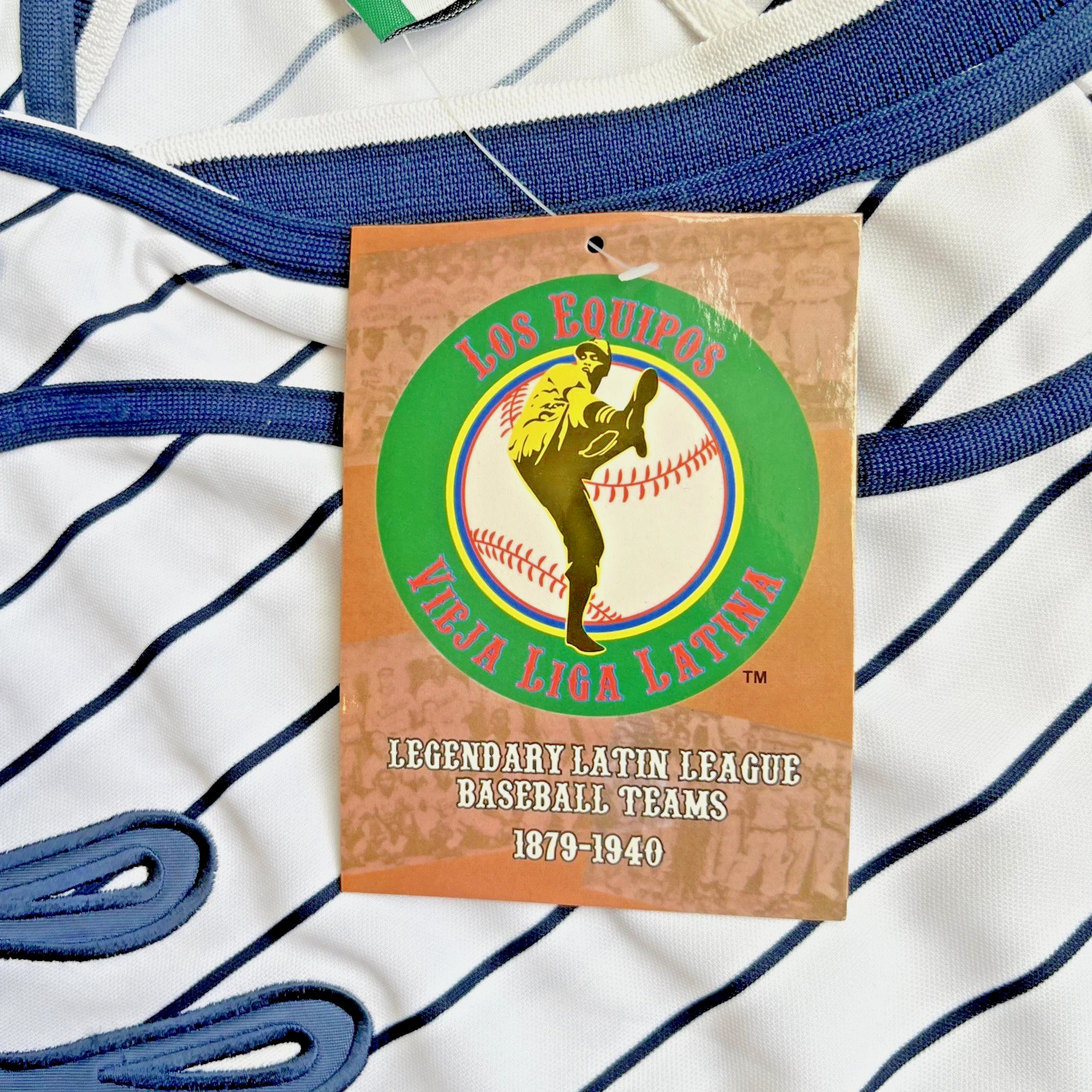 LATIN LEAGUE CIUDAD TRUJILLO THROWBACK (1879-1940) BASEBALL JERSEY #37 Sz Large