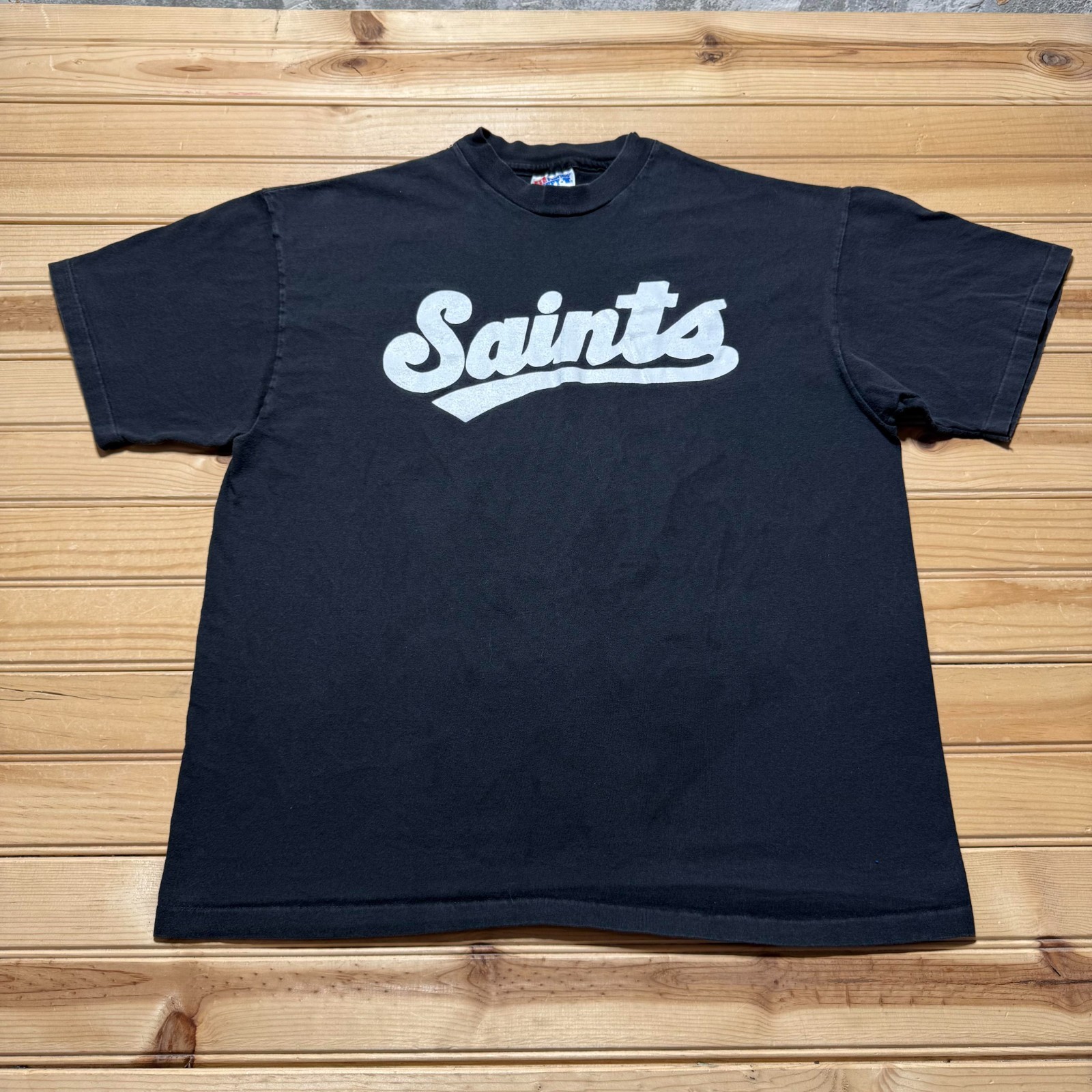 Vintage 90s St Paul Saints MiLB Script Logo Baseball T-Shirt USA Made – Large
