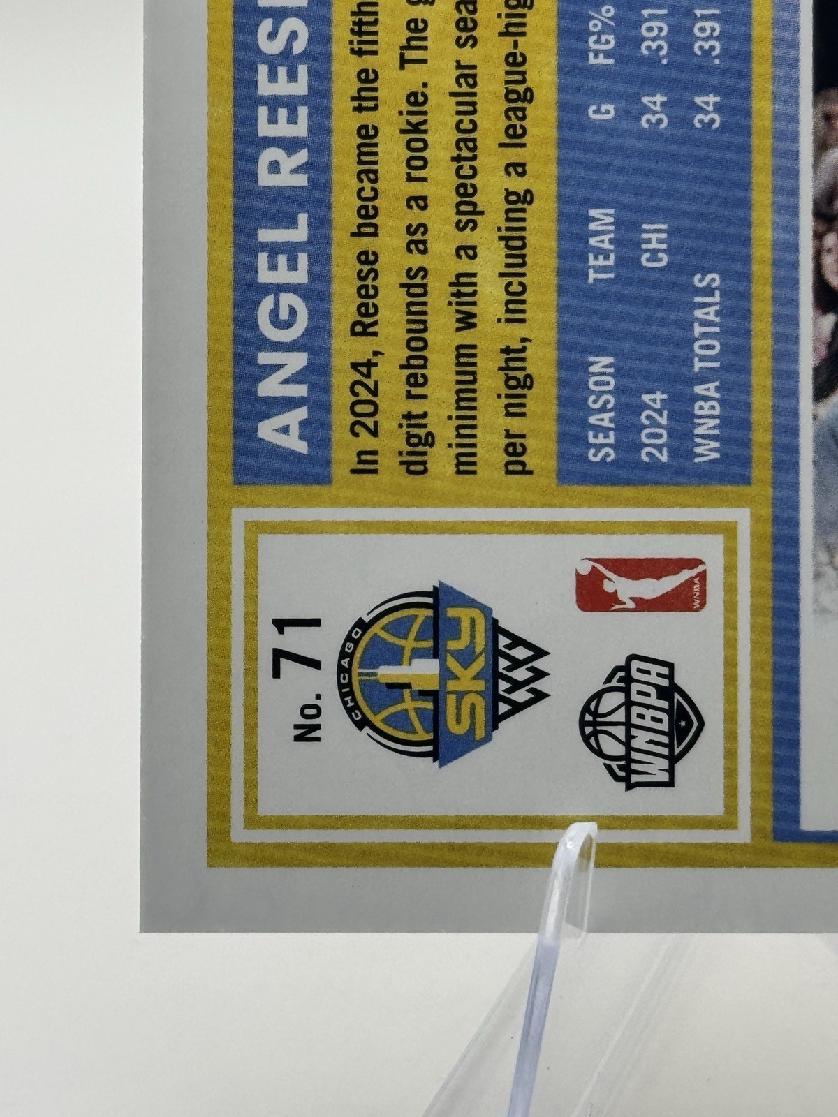 💙 2025 WNBA Panini Donruss – Angel Reese #71 Chicago Sky USA FIBA