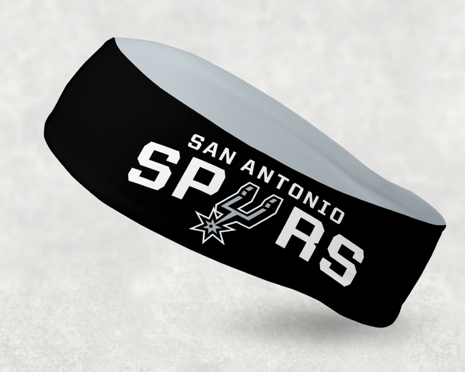 Reversible San Antonio Spurs Headband Stretch Headband